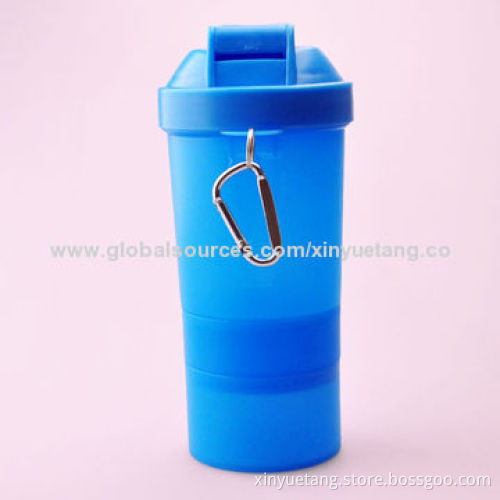 500mL High-quality Shaker Protein Water Bottle with Plastic Mixer Ball, Plastic Spray Bottle
